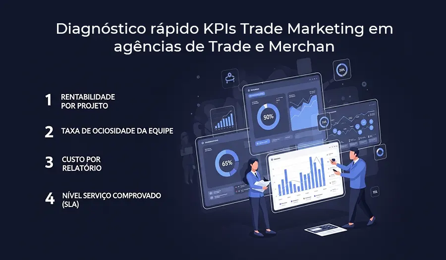 KPIs gestão de trade marketing em agências